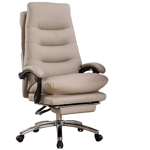 ZURBAQD Bürostuhl, Heimbürostuhl, PC-Stühle mit Fußstütze, Heimbüro-Mikrofaserstuhl, verstellbare Rückenlehne, 360°-Drehstuhl Warm as Ever von ZURBAQD