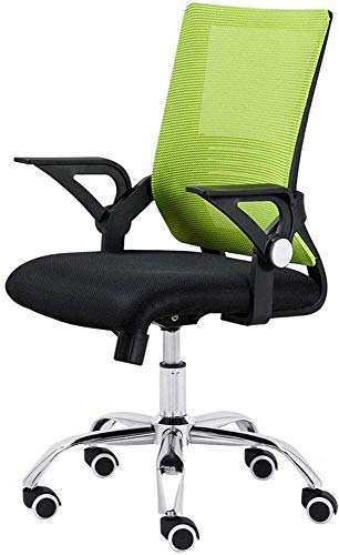 ZURBAQD Gaming-Stuhl, Computer-Stühle, Computer-Stuhl, Bürostuhl, drehbarer Netzsitz, Ergonomie, Verstellbarer Personal-Chefsessel für Büroarbeitszimmer (Farbe: Grün) Warm as Ever von ZURBAQD