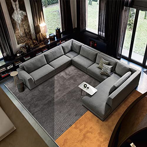 ZURBAQD Moderne Teppiche, weich, warm, 12 mm dick, für Wohnzimmer und Schlafzimmer, fusselfrei, geometrisch Gemustert, für Schlafzimmer (1,6 m x 2,3 m) Warm as Ever von ZURBAQD