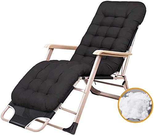 ZURBAQD Schwerelosigkeits-Chaiselounges oder Stuhl, Klappstuhl für den Außenbereich, Verstellbarer Liegestuhl, Strand-Camping, tragbarer Stuhl für schwere Menschen Warm as Ever von ZURBAQD