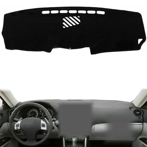 ZVFZGFGR Auto Dashboard Abdeckung Pad Dash Mat Dashmat Auto Zubehör Sonnenschirm Schutz Teppich passt für Lexus is-F IS250 IS350 IS300 2006-2011 2012 2013 von ZVFZGFGR