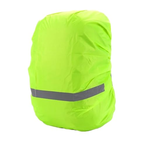 ZWCSHUU 2 Stück 8–70 l reflektierende Rucksack-Regenabdeckung for Outdoor-Radfahren, Wandern, Klettern, Taschenabdeckung, Regenschutz for Rucksack Rucksack Regenhülle(Green-XS) von ZWCSHUU