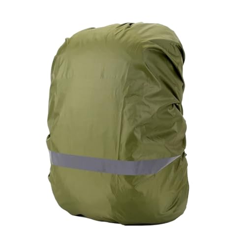 ZWCSHUU 2 Stück 8–70 l reflektierende Rucksack-Regenabdeckung for Outdoor-Radfahren, Wandern, Klettern, Taschenabdeckung, Regenschutz for Rucksack Rucksack Regenhülle(Green2-S(18-30L)) von ZWCSHUU