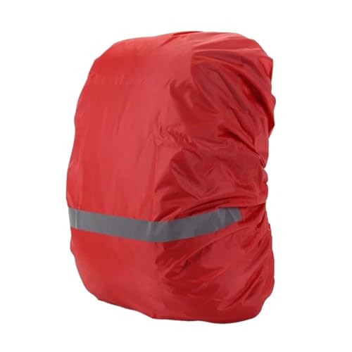 ZWCSHUU 2 Stück 8–70 l reflektierende Rucksack-Regenabdeckung for Outdoor-Radfahren, Wandern, Klettern, Taschenabdeckung, Regenschutz for Rucksack Rucksack Regenhülle(Red-S (18-30L)) von ZWCSHUU