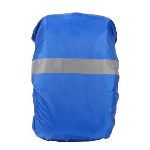ZWCSHUU 2Pcs 20/35L Regen Abdeckung Rucksack Reflektierende Tasche Outdoor Camping Wandern Klettern Regenschutz Rucksack Regenhülle(Blue-15-25L) von ZWCSHUU