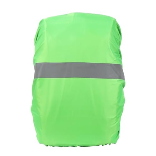 ZWCSHUU 2Pcs 20/35L Regen Abdeckung Rucksack Reflektierende Tasche Outdoor Camping Wandern Klettern Regenschutz Rucksack Regenhülle(Green-15-25L) von ZWCSHUU