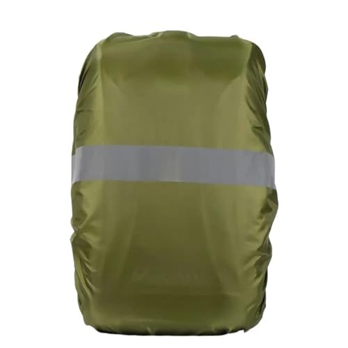 ZWCSHUU 2Pcs 20/35L Regen Abdeckung Rucksack Reflektierende Tasche Outdoor Camping Wandern Klettern Regenschutz Rucksack Regenhülle(Green1-30-40L) von ZWCSHUU
