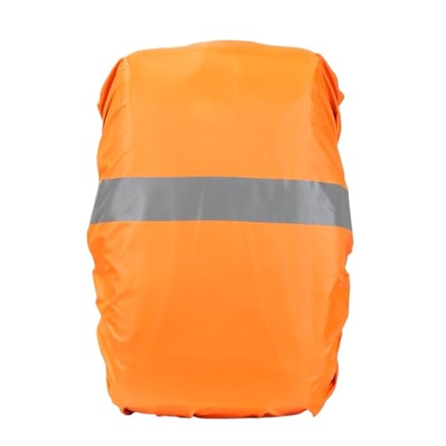 ZWCSHUU 2Pcs 20/35L Regen Abdeckung Rucksack Reflektierende Tasche Outdoor Camping Wandern Klettern Regenschutz Rucksack Regenhülle(Orange-30-40L) von ZWCSHUU