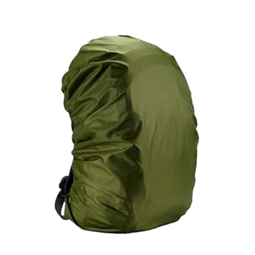 ZWCSHUU 2Pcs 35L Regen Abdeckung Rucksack Tasche Outdoor Camping Wandern Klettern Staub Regenschutz Leichte Tragen Beständig Rucksack Regenhülle(Green) von ZWCSHUU