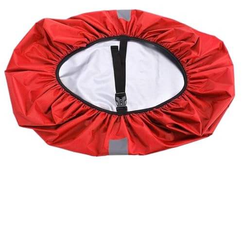 ZWCSHUU 2Pcs Reflektierende Regen Abdeckung Rucksack 20L 35L 45L 60L Tasche Outdoor Camping Wandern Klettern Rucksack Regenhülle(50-70L,Type A-Red) von ZWCSHUU