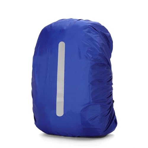 ZWCSHUU 2Pcs Regen Abdeckung Rucksack Reflektierende 20L 35L 45L 60L Tasche Outdoor Camping Wandern Klettern Regenschutz Rucksack Regenhülle(30-40L,Type A Blue) von ZWCSHUU
