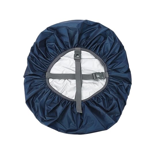 ZWCSHUU 2Pcs Regen Abdeckung for Rucksack 35L 45L 60L Outdoor Camping Wandern Klettern Kreuz Schnalle Staub Regenschutz Rucksack Regenhülle(50-70L,Blue4) von ZWCSHUU