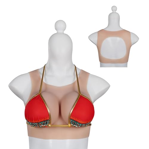 ZWSMS Silikon-Brustplatte Brustformen Frauen Fake Brüste für Drag Queen Crossdresser Transgender,Color 1,C Cup von ZWSMS