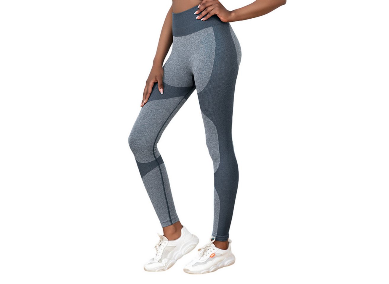 ZWY Highwaist Leggings Nahtlose nackte Yogahose mit hoher Taille und Stretch (Sexy Sport-Fitness-Hosen und Radsport-Hosen, einfach und modisch) Sport-Leggings und Fitness-Hose für Damen von ZWY