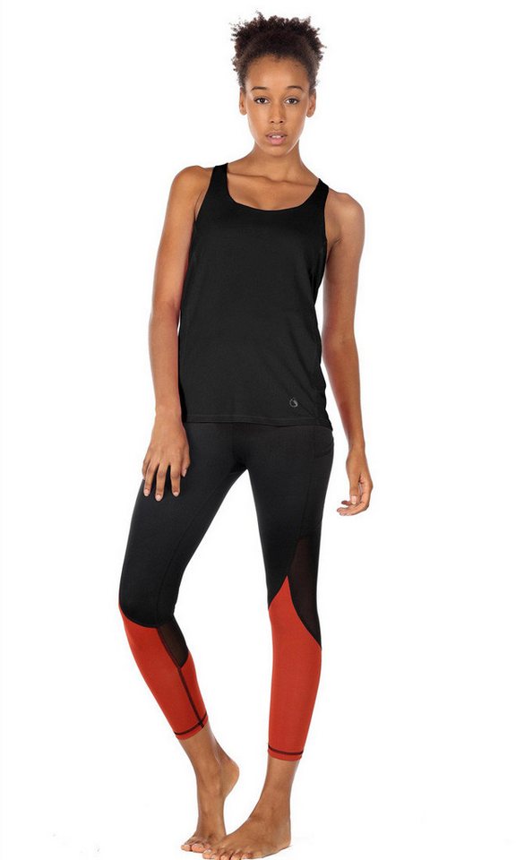 ZWY Trachtentop Damen Sport Tops mit Integriertem BH - 2 in 1 Yoga Gym Shirt Fitness von ZWY