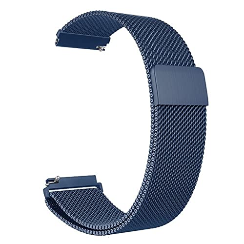 ZXF Uhrenarmbänder, Allgemeine Schnellspanner Watch Strap Magnetische Verschluss Edelstahl Uhrenarmband Ersatzgurt 14mm 16mm 18mm 20mm 22mm 24mm 23mm Armband (Color : Blue, Size : 14mm) von ZXF