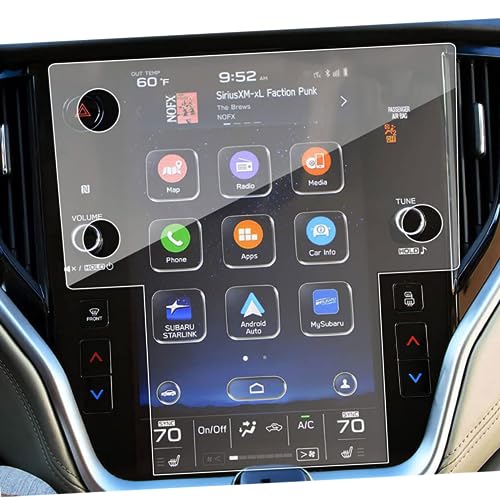 Für Subaru,Für Outback Legacy 2020+ 2021 2022 2023 GPS-Displayschutz aus gehärtetem Glas, 11,6 Zoll, 3 Löcher, Touchscreen, Kratzfest von ZYALUI