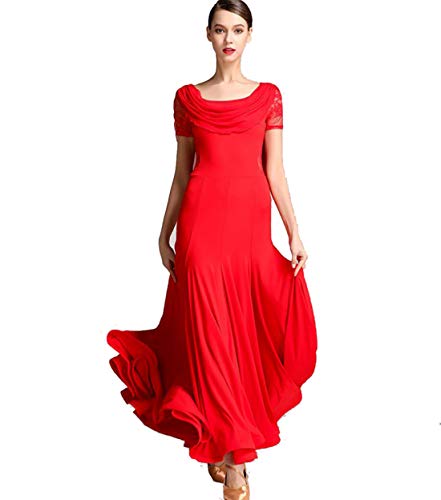 ZYLL Modernes Tanzkleid für Frauen,Modern Dance Gesellschaftstanz Kleid Damen Standard Kleid für,B,L von ZYLL