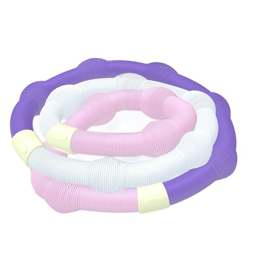 Fitness Waist Hoop Trainer Fat Weight Loss Circles Folding Weighted Soft Spring Slimming Body Flexible Hose Quick Assembly Workout von ZYMIADOU