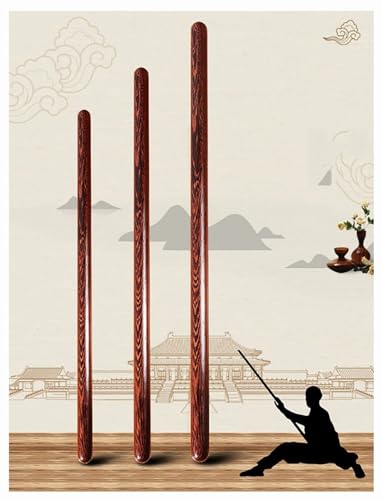 Tai Chi Lineal Stick, Kampfkunst Tai Chi Stick, Traditionelle Chinesische Tai Chi Ruler, Massivholz Qigong Kung Fu Trainingsgerät Für Kampfsport, Stärkung des Körpers Stab 110 * 2.8cm von ZYREHAW