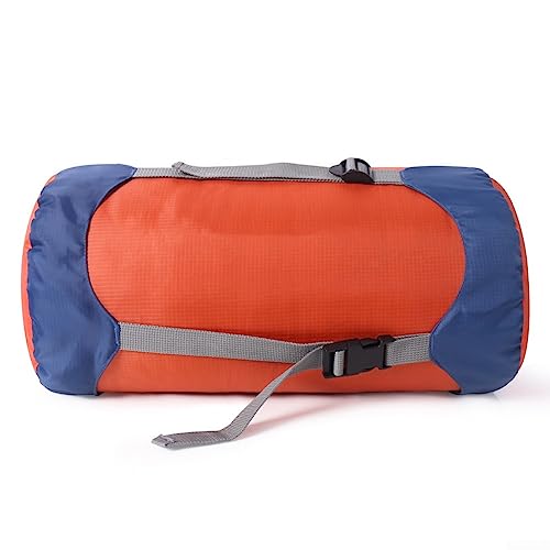 Camping Schlafsack, Orange Mumienschlafsack, Outdoor Wasserdichte Kompression Stuff Sack Aufbewahrungstasche Für Camping S von ZYWUOY