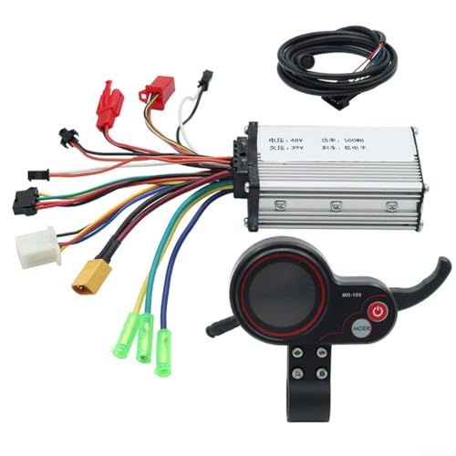 Elektroroller-Controller-Set, 500 W, 36 V/48 V, Motorsteuerung mit LCD-Display für Kugoo-Elektroroller (36 V) von ZYWUOY