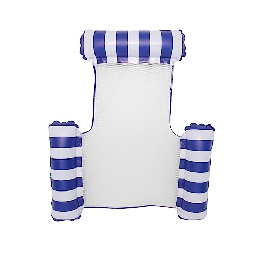 Float Hängematte PVC-Wasserhängematte, Schwimmliege, Schwimmbad, aufblasbarer Stuhl, Bett, schwimmende Hängematte Wasser Hängematte(Color:C) von ZYYANSHOP