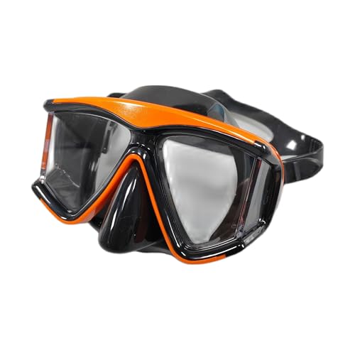Taucherbrille für Erwachsene Tauchmaske Silikonrock Schwimmbadausrüstung Tauchermaske Taucherbrille ( Color : 01 ) von ZYYANSHOP