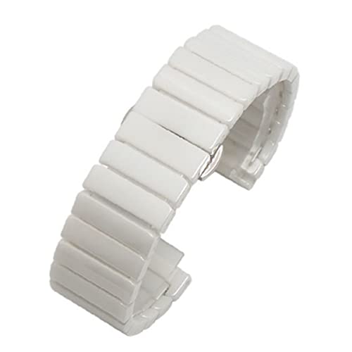 ZZDH Keramik Uhrenband 20mm 22mm Schnelle VeröffentlichungArmbänder Für Männer Frauen (Band Color : D, Band Width : 18mm) von ZZDH