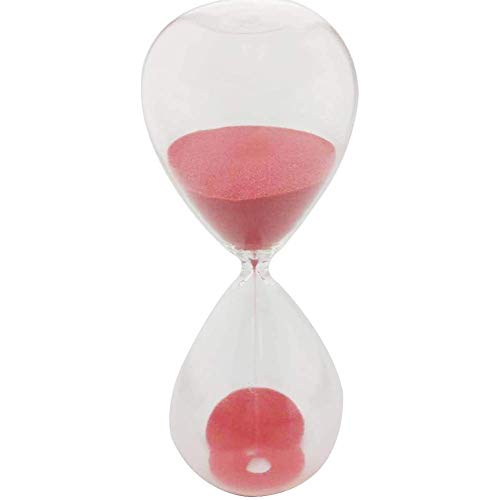 ZZYQDRTT Glastropfenform Eieruhr Sanduhr - 5-Minuten-rosa Sanduhr Sanduhr für Wohnkultur, Koch-Countdown, Weihnachtsgeburtstagsgeschenk von ZZYQDRTT