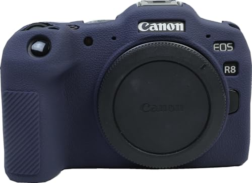 Zakao R8 Hülle, weiche Silikontasche, leicht, schmal, Gummi, schützende Digitalkamera-Schutzhülle für Canon EOS R8 (blau) von Zakao