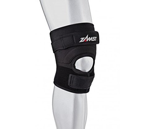 Zamst JK-2 Kniebandage - Optimierte Patellasehnenbandage - Kompressions Bandage Knie - für Basketball, Volleyball, Fußball, Sprungsportarten - Einzigartiges Patellapolster und Quad-Riemen von Zamst