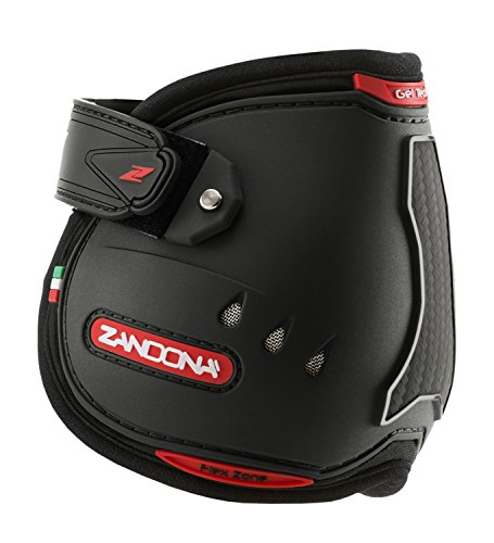 Zandonà Carbon Air Equip Lifter Fetlock Gamasche-Schutz des Pferdes, Uni, Carbon Air Equi Lifter Fetlock, schwarz von Zandonà