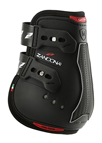 Zandonà E2118 Carbon Air Active Fit Fetlock Gamasche-Schutz des Pferdes Small schwarz von Zandonà