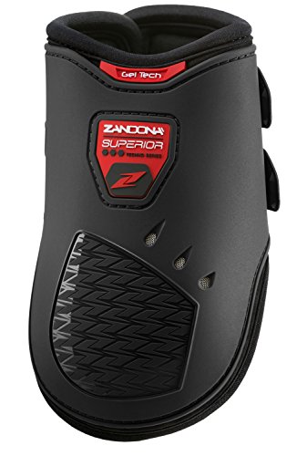 Zandonà Superior Air Fetlock Gamasche, Unisex, Erwachsene, Schwarz, Größe L + von Zandonà