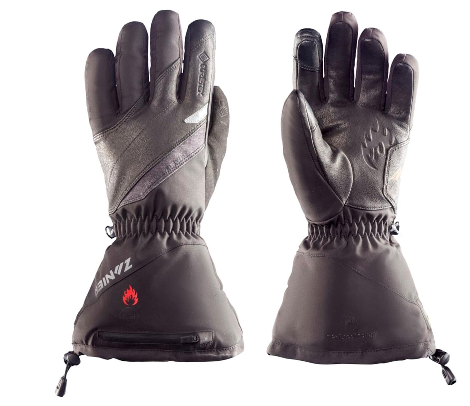 Zanier Aviator.GTX beheizbarer Handschuh (Größe: S = 7.5 , anthrazit/schwarz) von Zanier