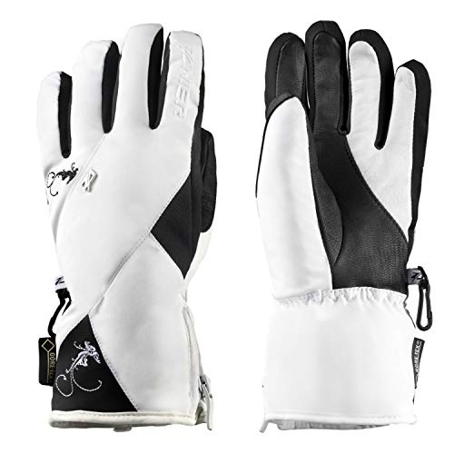 Zanier Handschuhe Aurach GTX für Damen Wasserdicht, Farbe:Weiß, Größe:M von Zanier