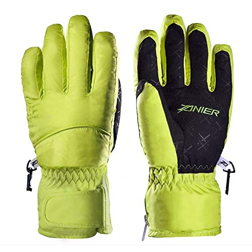 Zanier Handschuhe Scheffau ZX für Damen mit Wasserdichter TA Tex-Membrane, Damen Größen:S, Farbe:Lime von Zanier