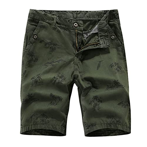 Zannycn Herren Kurze Hose Spring Chino Shorts - Slim Fit Modisches Bermuda Cargo-Shorts Baumwolle Short Cargo Shorts Herren Kurz Hose Kurze Hosen Herren Jeans Bermuda Shorts Herren 3/4 von Zannycn