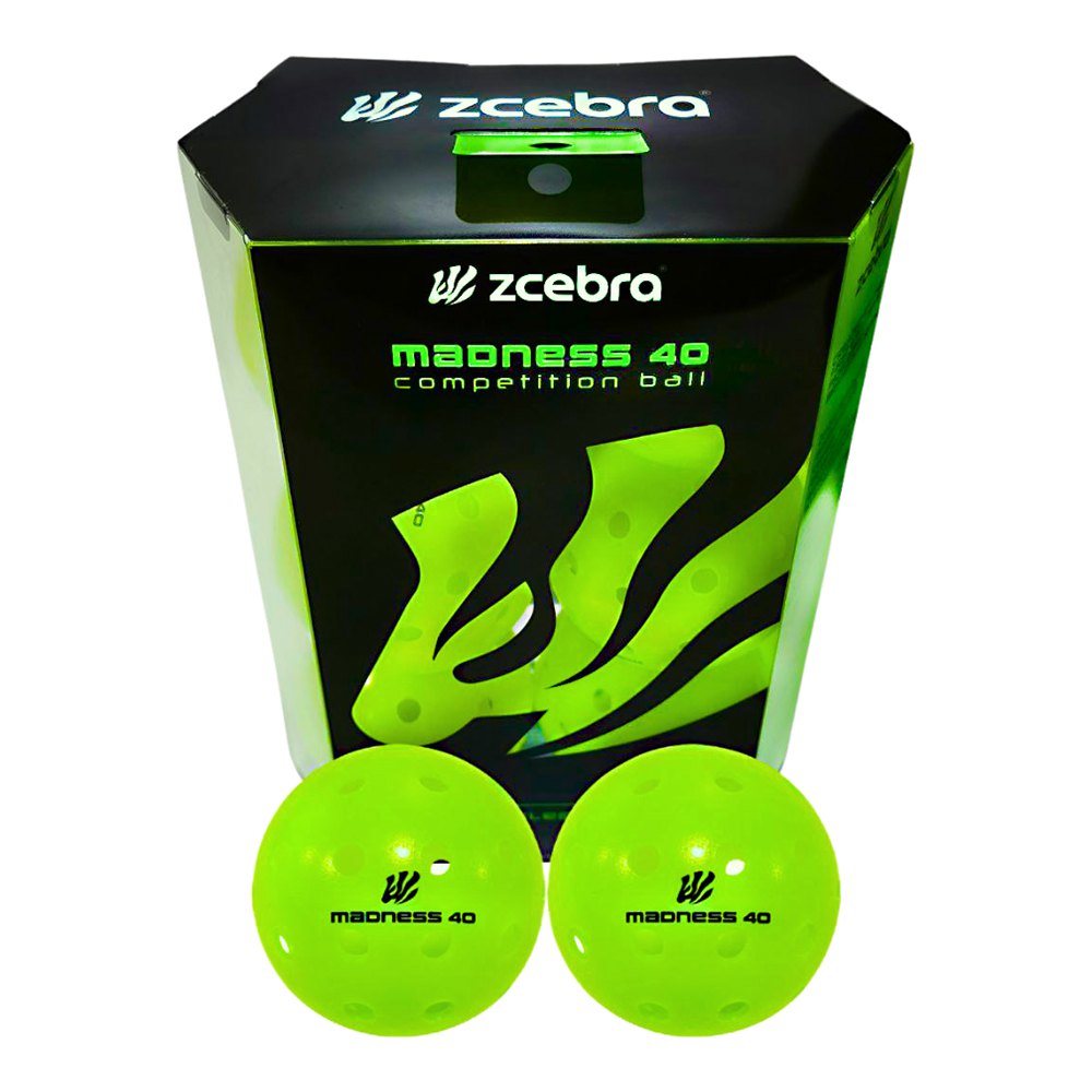 Zcebra Pickleball Madness40 Pickleball Balls 6 Units Grün von Zcebra Pickleball