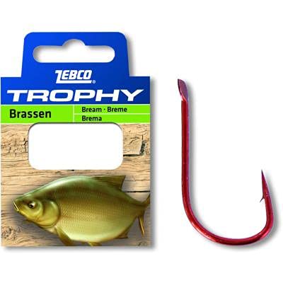 Zebco 10 Trophy Brassen Vorfachhaken 0,15mm 0,70m 10Stück von Zebco