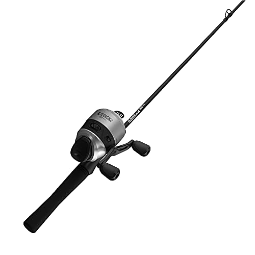 Zebco 33 MAX Spincast Reel and Fishing Rod Combo, 6-Foot 6-Inch 2-Piece Rod with Comfortable EVA Handle, Quickset Anti-Reverse Reel with Bite Alert, Black von Zebco