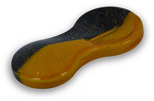 Zebco Flatty Teaser Inline Buttlöffel (30g, 50g o. 80g), Gewicht:80g, Farbe:Schwarz/Gold von Zebco