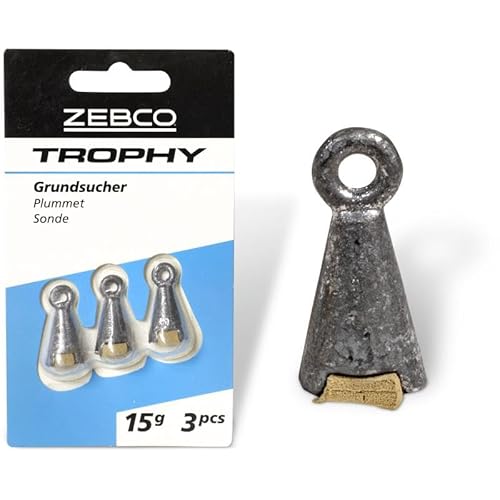 Zebco Qualitäts Trophy Grundsucher Angelblei Blei Grundblei Angeln Angel Zubehör, Diverse, 20 g von Zebco