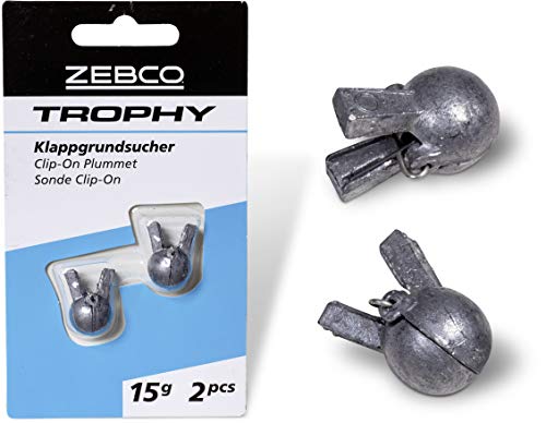 Zebco Qualitäts Trophy Klappgrundsucher Angelblei Blei Grundblei Angeln Angel Zubehör, Diverse, 15 g von Zebco