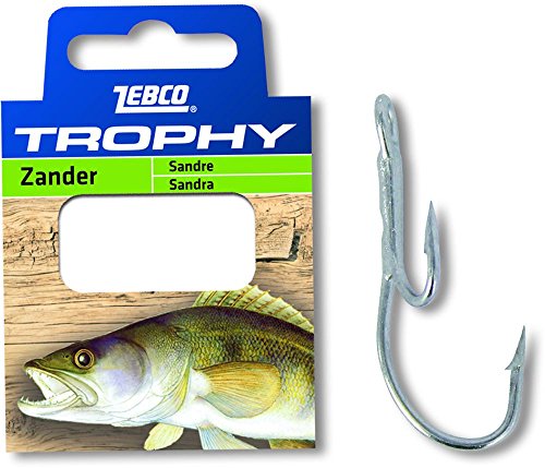 Zebco Trophy Zander Vorfachhaken Haken 1/0 (4 Stck) von Zebco