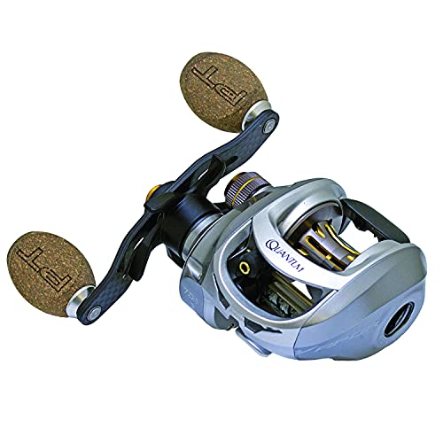 Zebco Unisex-Erwachsene Vapor Baitcast-Rolle Angelrolle, Silber/schwarz, Size 100 Reel von Quantum