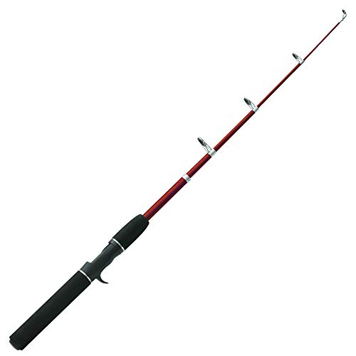 Zebco ZCASTC56TEL Teleskop SpinCast Rute, 152 cm, Rot von Zebco