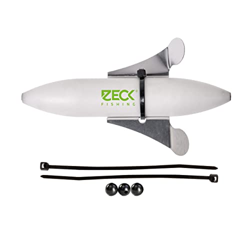 ZECK Wels - U-Pose mit abnehmbarem Propeller - Propeller U-Float Solid White - Auftrieb 10 g von ZECK