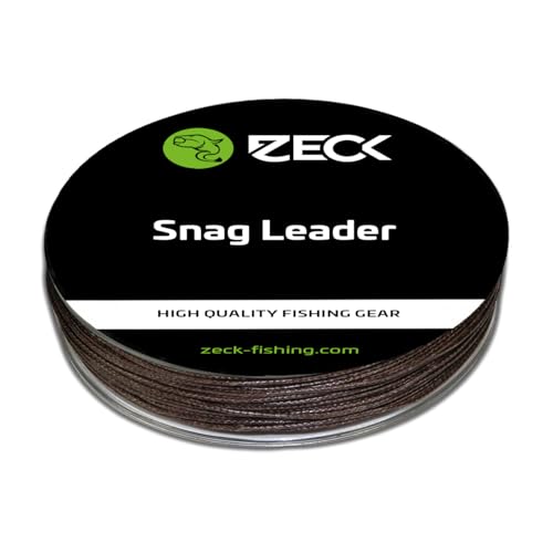 Zeck Snag Leader 50m 0,90mm 113kg, geflochtene Schnur zum Welsangeln, Welsschnur, Wallerschnur, Schlagschnur von ZECK